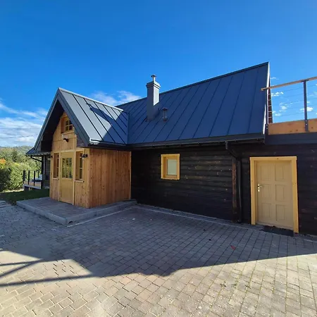 Bacmanska Z Pieknym Widokiem Przy Szlaku Jacuzzi Beskidy Casa de Férias *