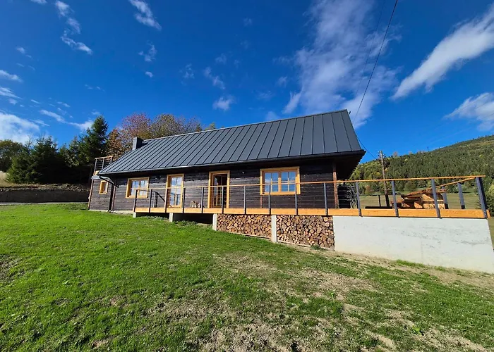 Bacmanska Z Pieknym Widokiem Przy Szlaku Jacuzzi Beskidy Prázdninový dům Zlatna