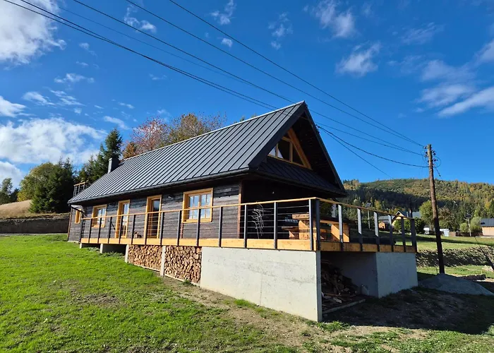 Prázdninový dům Bacmanska Z Pieknym Widokiem Przy Szlaku Jacuzzi Beskidy Zlatna